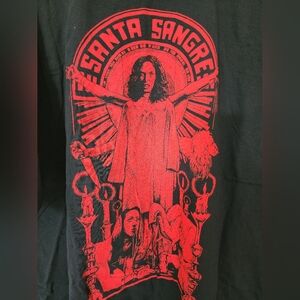 NWOT Movie 'Santa Sangre' Graphic Tee, Black and Red Graphic T-Shirt